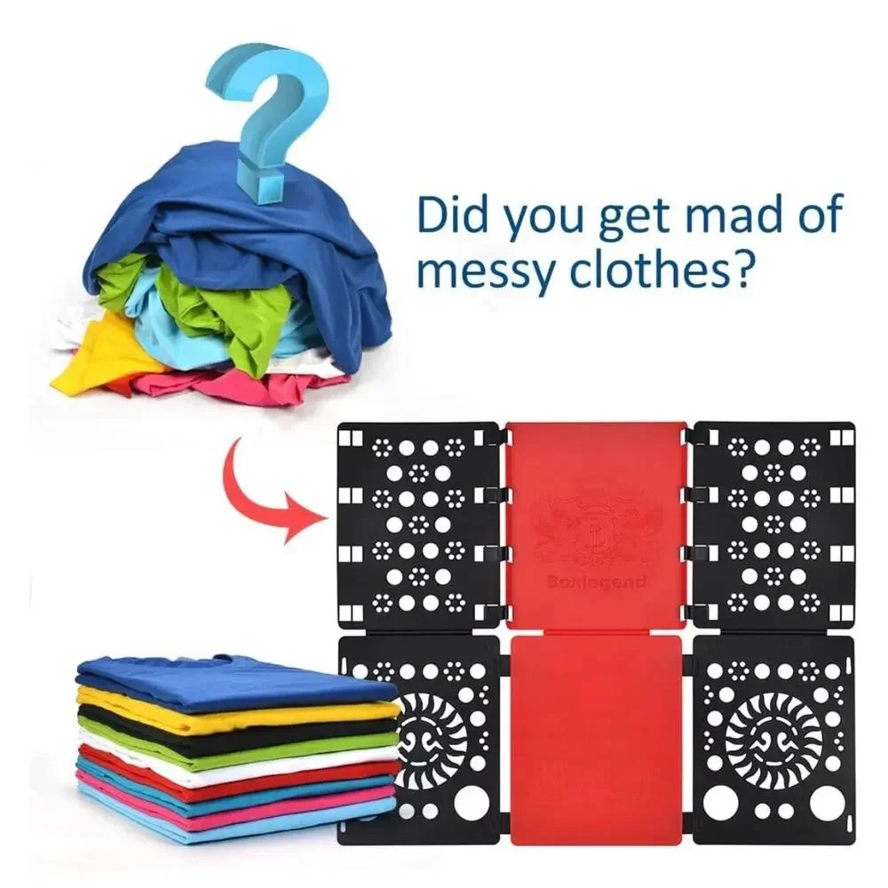 NEW BoxLegend Folding Clothes Black Red Plastic Commercial Store Retail Folder